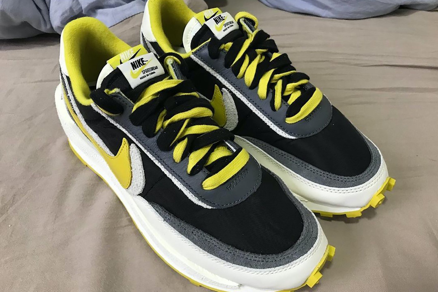 #Release : UNDERCOVER x sacai x Nike LDWaffle "Bright Citron"