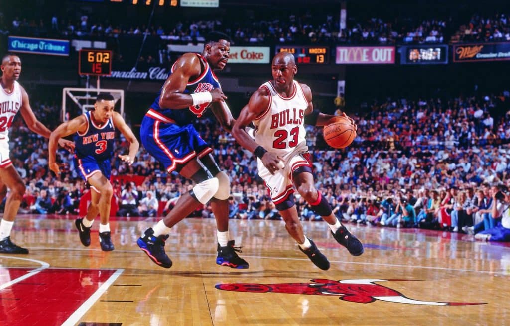 Victoire de Michael Jordan sur les New York Knicks