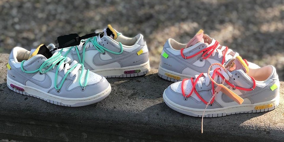 off white nike dunk low the 50 collection images officielles pic12